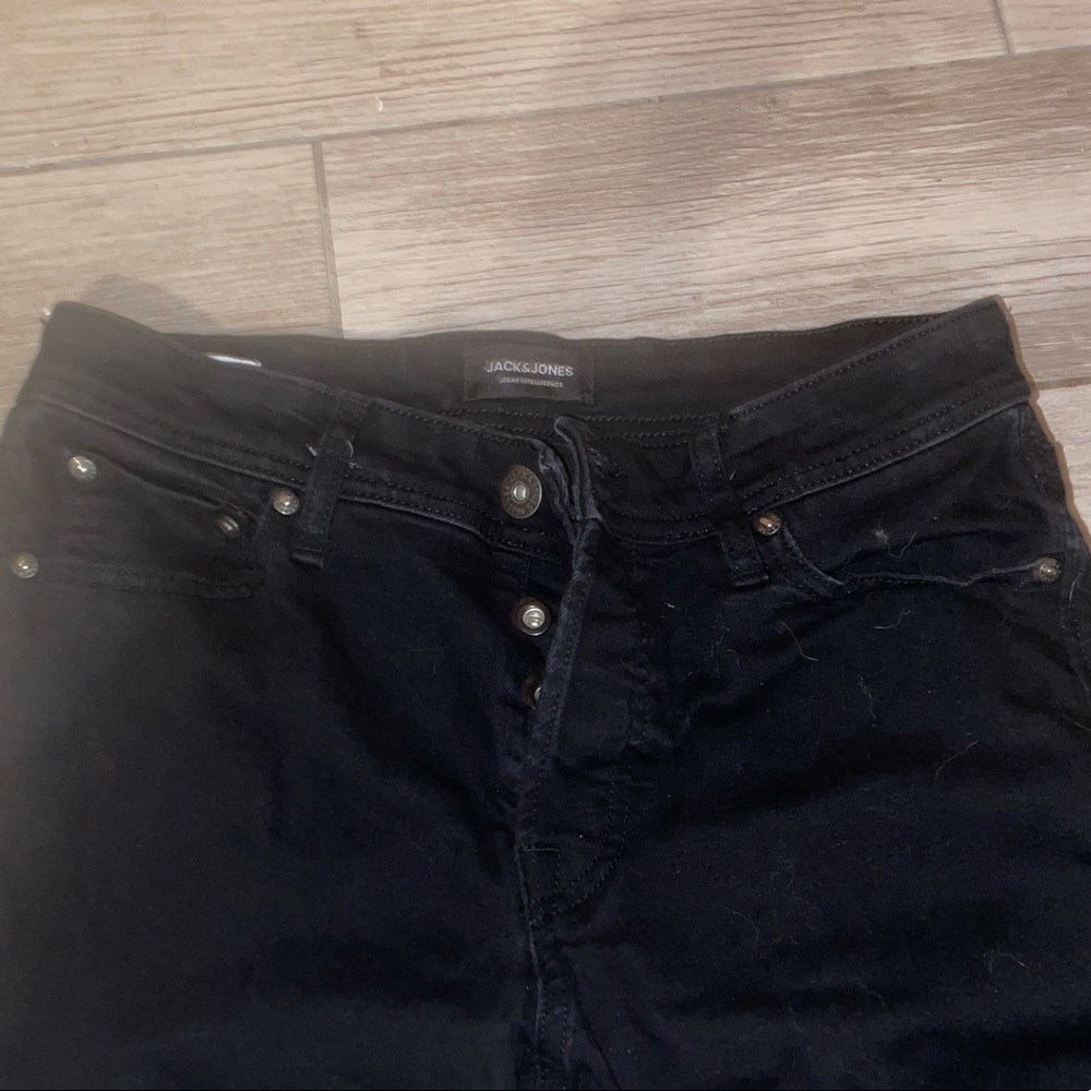 JACK AND JONES BLACK JEANS SLIM